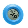 thumbnail image 2 of Reptile Box Thermometer Hygrometer Round Shaped Digital Temperature Humidity Meter for Indoor Bedroom Home (Blue), 2 of 8