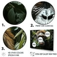 thumbnail image 3 of Designart "Jungle Harmony: Orangutans Among Verdant Greens" Orangutan Floater Framed Wall Decor, 3 of 5