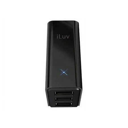 iLuv iAD117 - Power adapter - 1.5 A - 3 output connectors (USB) - for Apple iPad/iPhone/iPod