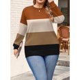 thumbnail image 2 of Weardear Plus Size Sweaters for Women Long Sleeve Crew Neck Fall Pullover Sweater, 2 of 6