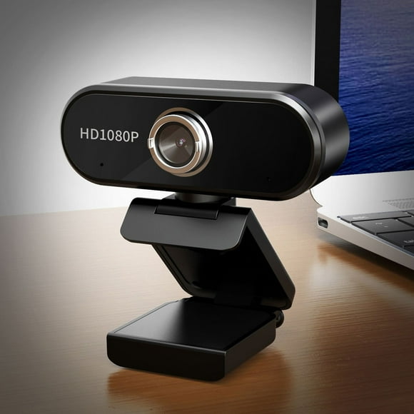With Desktop Webcam HD 1080P Web Camera with Microphone Wide Angle Lens USB Computer Camera for Video Calling Conferencing