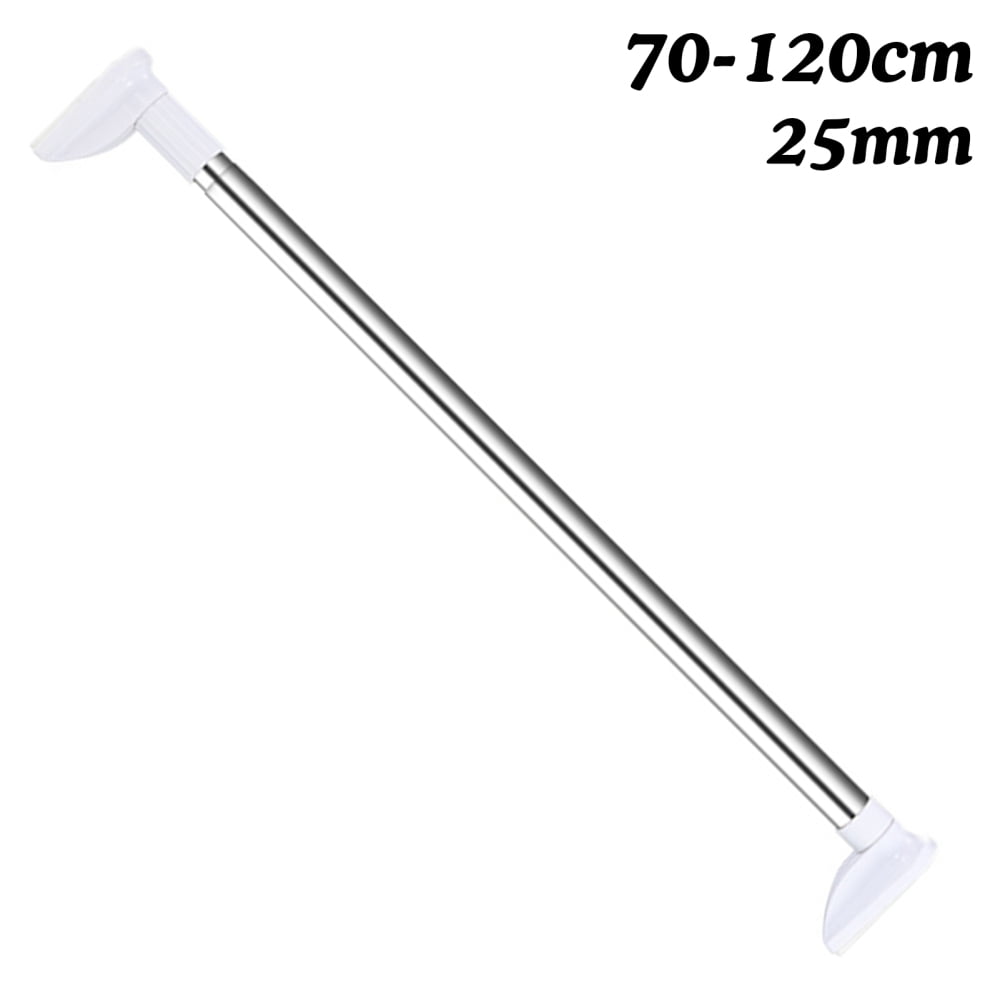 50-120cm Punch-free Telescopic Clothing Rod Extendable Stainless Steel Curtain  Pole Easy Installation for DIY Space New 