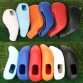 thumbnail image 3 of serony Golf Club Cover TPE Putter Iron Driver Headcovers Portable Replaceable Protector Guard Sleeve Accessories for Beginners White, 3 of 5