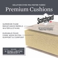 thumbnail image 3 of Better Homes & Gardens River Oaks 3-Piece Outdoor Sectional Set, 1 Loveseat with Left Arm and Corner Table, Box 1 of 2, Beige, 3 of 11