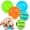 5pcs, variant on 2 Different Functions Interactive Ball for Dogs 2.5" Squeaky  Balls Toys and Puppy    Balls for Small Dogs for Clean  and  (5Pcs)