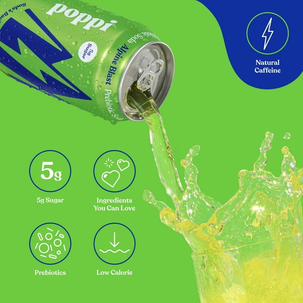 POPアライ Poppi Cherry Limeade Prebiotic Soda - 12 Fl. Oz. - safeway