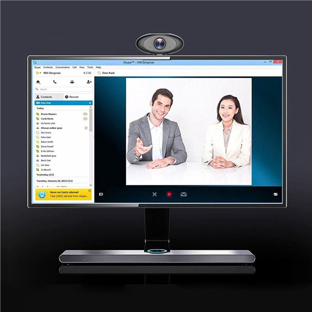 VONKY 1080P PC Webcam with Microphone USB Computer Camera Gaming Conferencing HD Video Webcam Web Camera