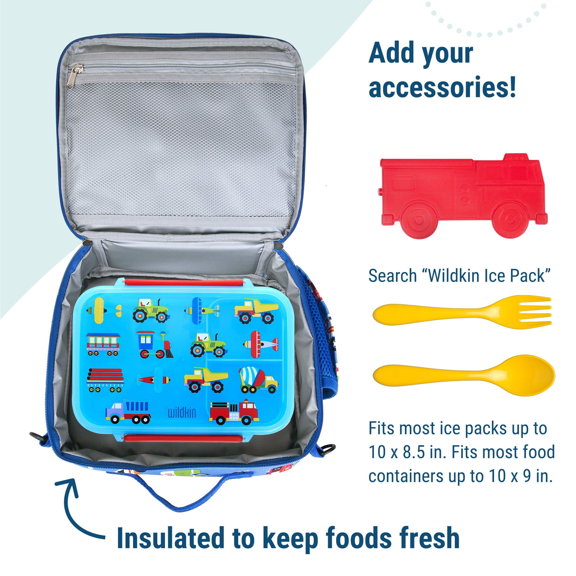 Wildkin Kids Heroes Eco Lunch Box