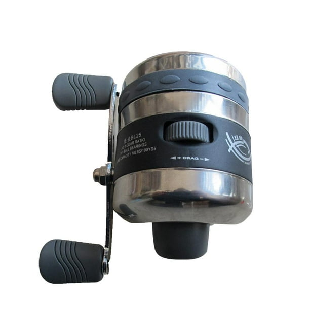 Ultralight Fishing Reel Push Button sich drehende Rolle Right / Left Hand 