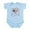 Sky Blue, variant on CafePress - 1St 4Th Of July Baby/Toddler Bodysuits - Baby Light Bodysuit, Size Newborn - 24 Months