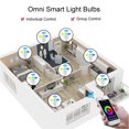 thumbnail image 3 of Lampe Intelligente GU10, Contrôle Vocal par Application Ampoule LED WiFi Intelligente RGB WW pour Maison pour Tuya, 3 of 8