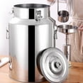 thumbnail image 5 of Kitchen supplies 201 Stainless steel sealed food can with faucet, Large capacity milk transport bucket,milk barrel rice barrel wine barrel for Home, 5 of 6