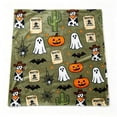 thumbnail image 2 of Halloween Throw Blanket Wanted Poster Ghost 40×60 50×60 60×80in Soft Plush, Cozy Decorative Blanket for Bed Couch Gift, 2 of 6