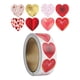 thumbnail image 5 of Rollo de 500 pegatinas de corazón de 2,5 cm, autoadhesivas, para el Día de San Valentín. Estilo B, 5 of 9