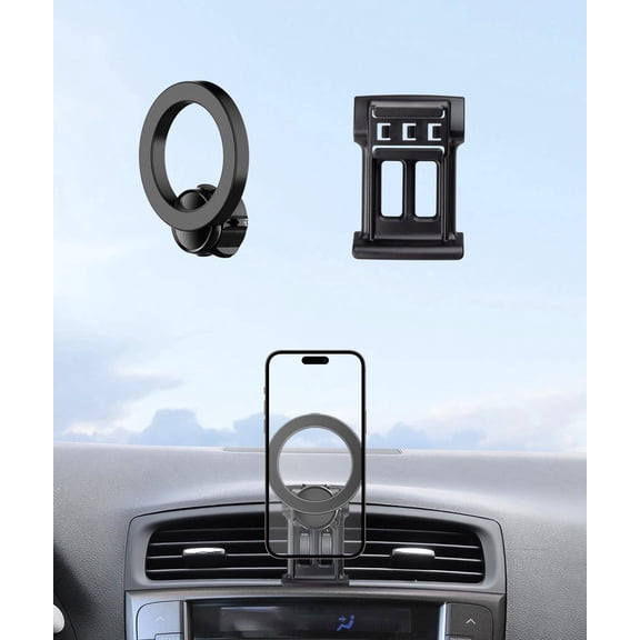 MaserWeller Car Phone Holder for 2010-2015 Lexus is Accessories, 360° Rotation Phone Mount Compatible with MagSafe, Cell Phone Holder Does Not Affect Air Vent