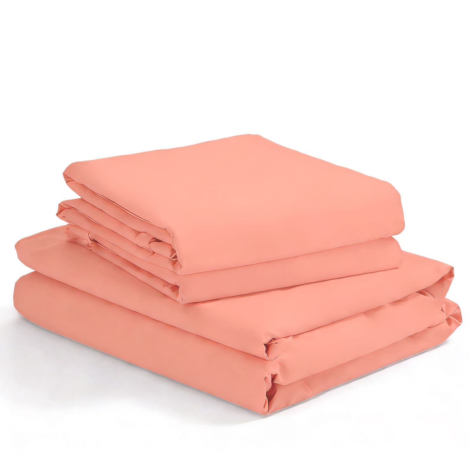 4Pcs Ultra-Soft 85g Sheet and Pillowcase Set, Soft Solid Color, Machine Washable, Suitable For All Seasons, Christmas Comfortable Bedding Set, Available For Single, Double, King, and Queen Beds