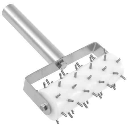 

Professional Pizza Dough Docker Roller–Stainless Steel Pizza Roller with Spikes Pastry Dough Docker for Crackers Homemade Bread Pie Cake Cookies-Pizza Dough Roller