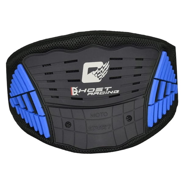 Greeniant Equipo protector de cintura de apoyo para cinturón de riñón de carreras de Motocross para motocicleta Deportes de nieve Azul