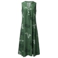 thumbnail image 3 of WILLBEST Vestidos para Mujer Verano Vestido Largo Informal con Estampado de Botones y Cuello En V sin Mangas y Bolsillos para Mujer Mediana​​, 3 of 3