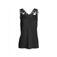 thumbnail image 2 of Keeccty Women Splice Lace Camisole Slim Tee Sleeveless Undershirts Casual Tank Tops, 2 of 4