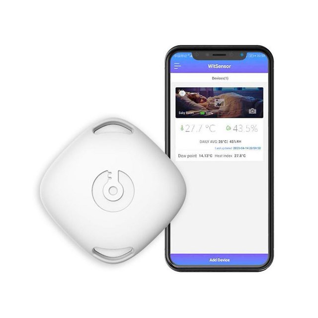 Termómetro inalámbrico Higrómetro Bluetooth para Android / Ios Medidor de humedad de temperatura exterior interior Banban ZefeiWu 8390615025799