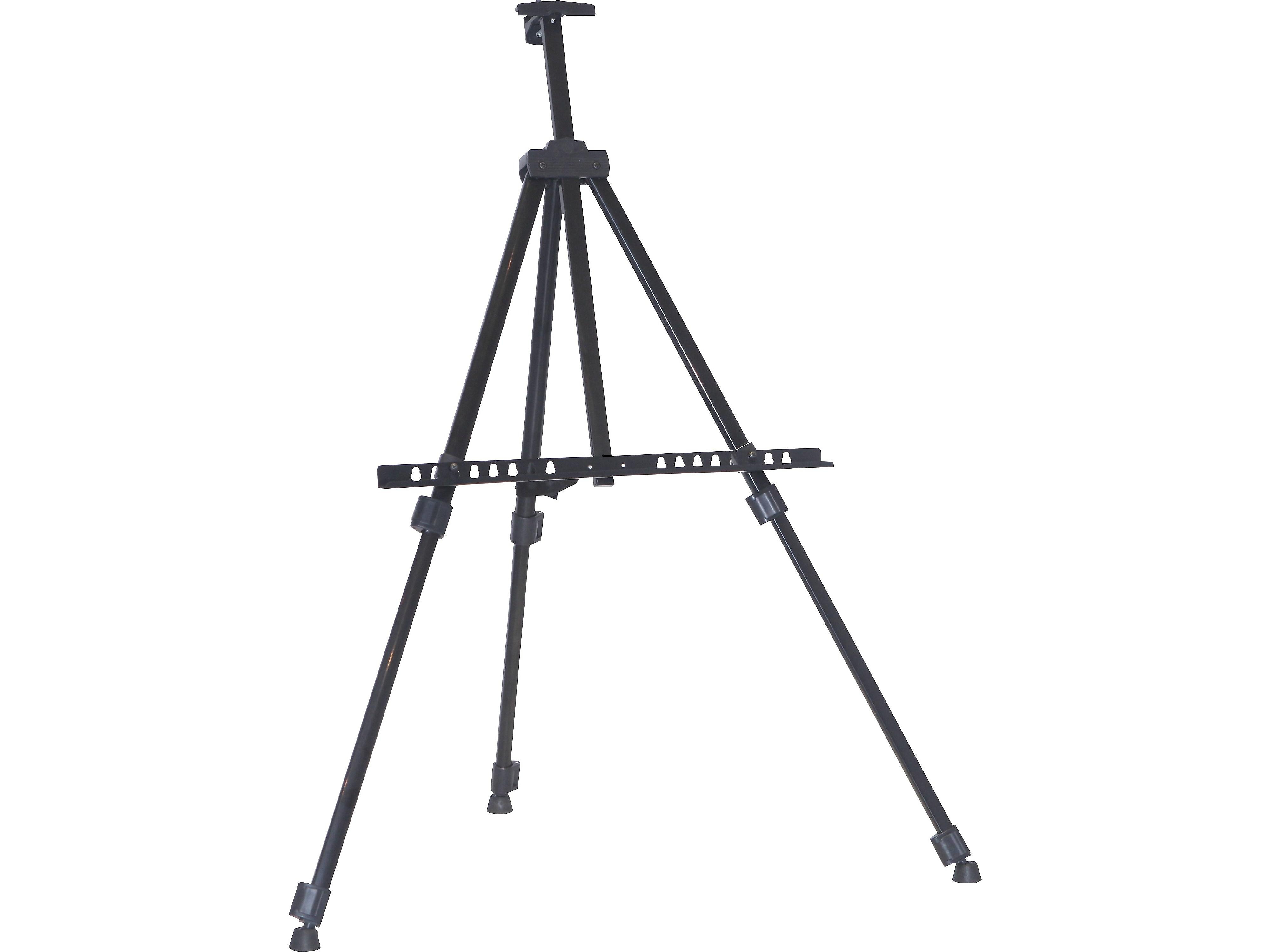 Staples Tripod Display Easel 49" Black Aluminum (28070) 1843011