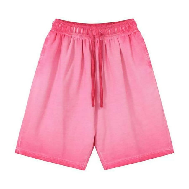 Dagugfen Casual Shorts for Men Plus Size Drawstring Knee Length Loose Fashionable Gym Sports Shorts