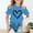 Sky Blue, variant on AWZXDE Toddler Girls Everyday Tee Cute Screen Print Graphic Crew Neck Short Sleeve Breathable Summer Casual Play T Shirt Sky Blue,5-6 Years