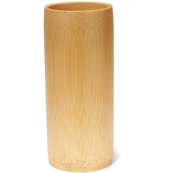 Natural Bamboo Flower Vase/Holder - Carbonized Brown - 9.8" - 1 Piece