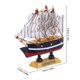 thumbnail image 2 of 1 unidad de maqueta de barco de vela de madera para decoración del hogar, 2 of 7