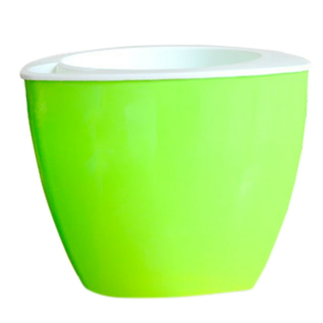 Lazy Plastic Flowerpot Hydroponic Gardening Color Triangular Plastic Flowerpot Automatic Suction Flowerpot