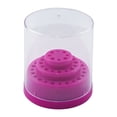 thumbnail image 1 of Jumpingount Soporte para brocas para uñas, solución de almacenamiento práctica e higiénica para herramientas de decoración de uñas, segura e masajeadores Rosa roja, 1 of 6