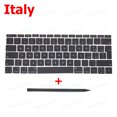thumbnail image 1 of New Replacement Keyboard Keys Keycap US UK French Russian Spain EU For Macbook Pro Retina 13" A1708 Key Cap 2016 2017 Year Italy, 1 of 6