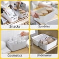 thumbnail image 2 of Caja de almacenamiento de artículos diversos, caja de plástico para escritorio de oficina, cesta de almacenamiento de cosméticos, cesta de almacenamiento de cocina, caja de almacenamiento de, 2 of 5