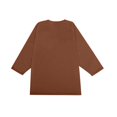 thumbnail image 7 of Men's 3/4 Sleeve Baseball T Shirts Raglan Tops | Crew Neck,Casual,Moisture Wicking,High Stretch,Comfortable,Work,Workout,Gym,Athletic Tee Light Brown S, 7 of 7