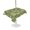 Olive, Khaki, Moss, variant on Outdoor Tablecloth with Umbrella Hole for Patio/Picnic/Party/Camping, Green Palm Trees Waterproof Table Cloth Rectangle Table Cover Washable, Summer Tropical Plants (54"x 80")