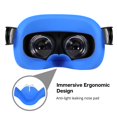 thumbnail image 6 of Silicone Cover Set for Oculus Quest 2 Meta Quest 2 Controller Protector Blue, Anti-Throw Strap, Silicone VR Face Cover, Protective Lens Cover, VR Headset Skin Shell Accessories for oculus quest 2, 6 of 8