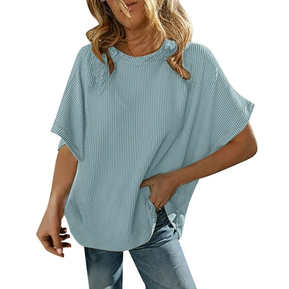 Women Blouses Woman S Tops Satin Blouse plus Ladies Ling Sleeve Top Scrub Tees for Womens Tees Tops Fit Stretch Long Sleeve Kindness Shirts Women Long Casual Shirts Womens Striped Blouses Blue S