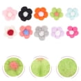 thumbnail image 1 of ADDHAT 10Ud Flores De Fieltro Multicolor Para Manualidades Y Personalizada, 1 of 6