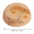 thumbnail image 2 of TABLZONE 20Ud Base Para Barra De Closet Y De Ducha Khaki Resistente Y Estable, 2 of 8