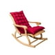 thumbnail image 1 of Cojines de ante para tumbona, cojín antideslizante para mecedora, sillón reclinable de jardín, acolchado, grueso, con lazos, 1 of 8