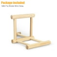 thumbnail image 5 of Bird Parakeet Mirror for Cage, Parrot Perch Stand,Wooden Hummingbird Swing Toy,Parakeet Accessories for Cockatiels Conure Finch Lovebird Canary African Grey Macaw, 5 of 8