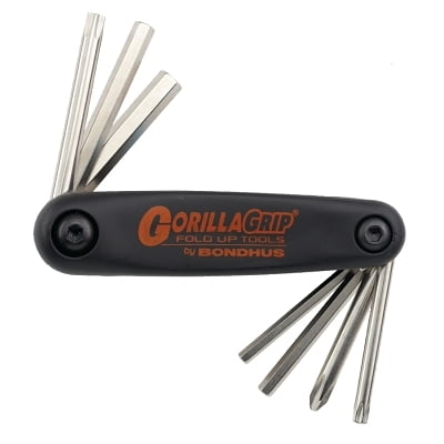 GorillaGrip Fold-Ups, 8 per Fold-Up, Torx Tip, Torx, T6 to T25 | Bundle of 2 Sets