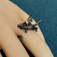 thumbnail image 4 of Vintage Punk Rings for Women Men Gothic Rings Flying Dragon Gothic Rings Alloy Open Adjustable Rings Jewelry, 4 of 8