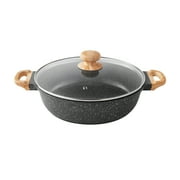 The Pioneer Woman Prairie Signature 14-Piece Cast Aluminum Cookware Set, Charcoal