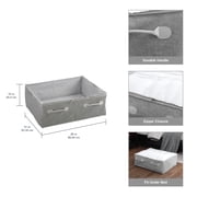 Better Homes & Gardens Under the Bed Zippered Closet Storage Bin Set, 26 x 21, 2-Pack