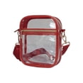 thumbnail image 5 of Hello Hobby Cell Phone Handbag, Customizable Transparent Purse for Stadiums, Concerts, and Everyday Use, Red, 5 of 6