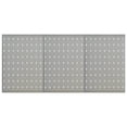 thumbnail image 1 of vidaXL Wall-mounted Peg Boards 3 pcs 40x58 cm Steel, 1 of 5