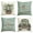 Multi, variant on Sm:)e Welcome Truck Bless Our Home Watercolor Flowers Spring Throw Pillow Covers Set of 4,18x18 Inch,Green
