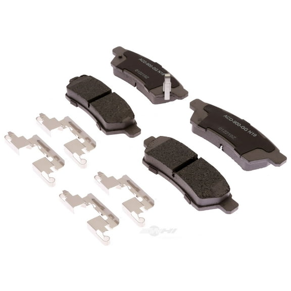 ACDelco Silver Ceramic Brake Pad Set Fits 2019 Nissan Frontier
